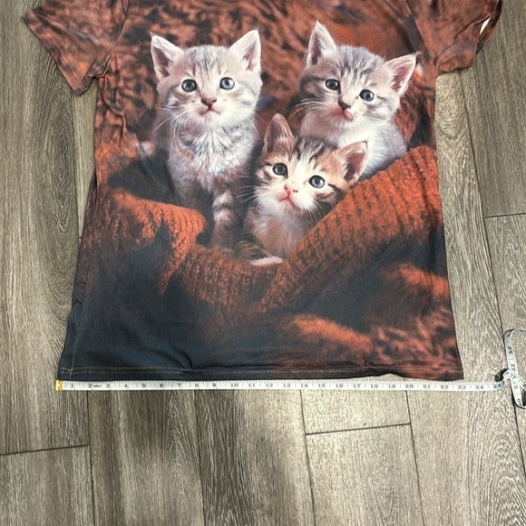 Women’s 3D Cat Print T-shirt! 😻 Size XXL - Picture 9 of 9